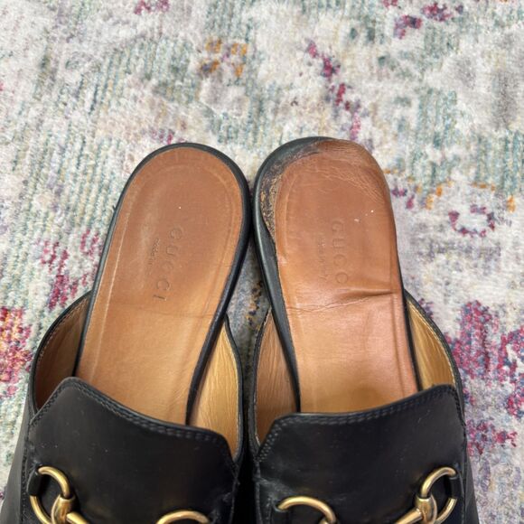 Gucci Princetown Mule Loafers - Picture 2 of 11